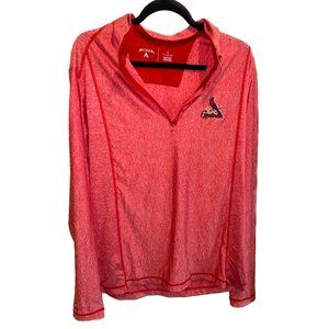 Antigua St. Louis Cardinals Quarter Zip Size L